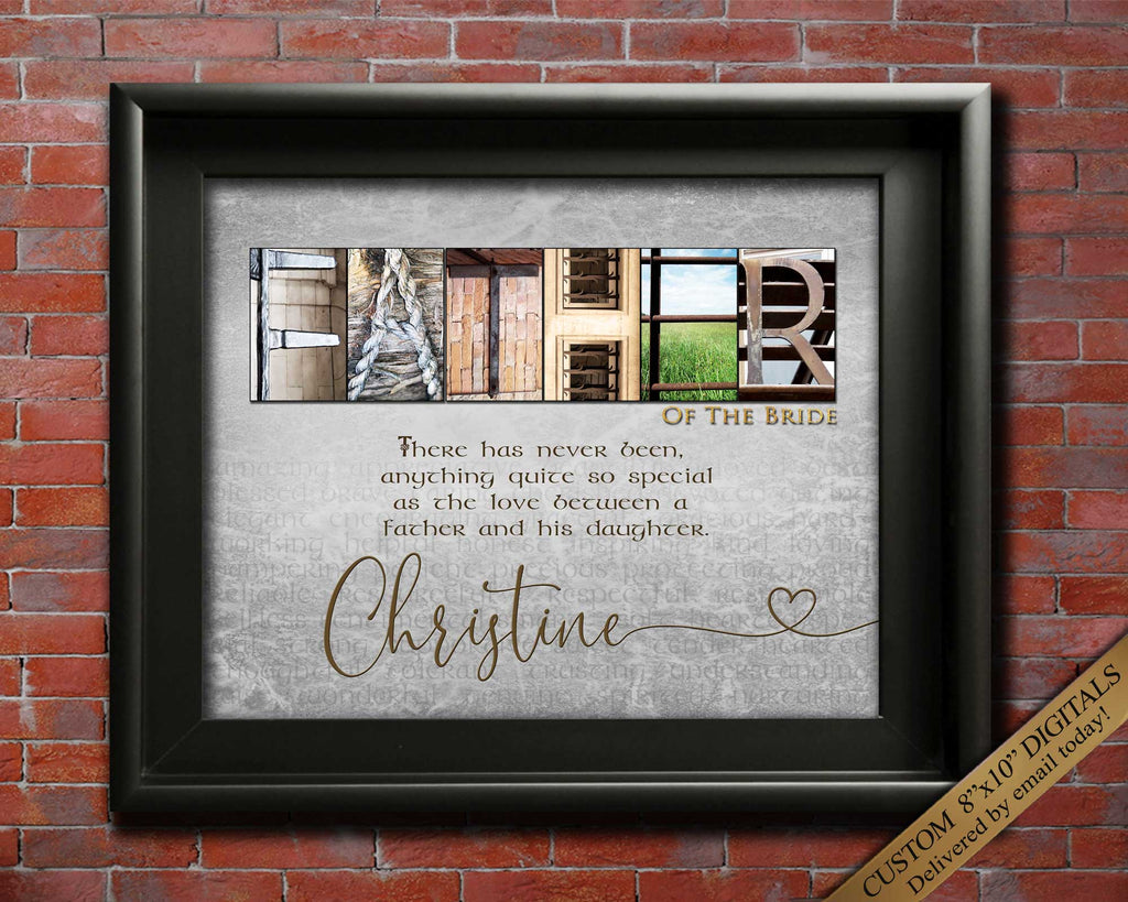 Father of the bride gift personalized