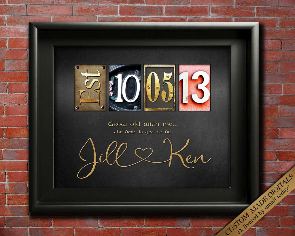 Custom Anniversary quote Gift