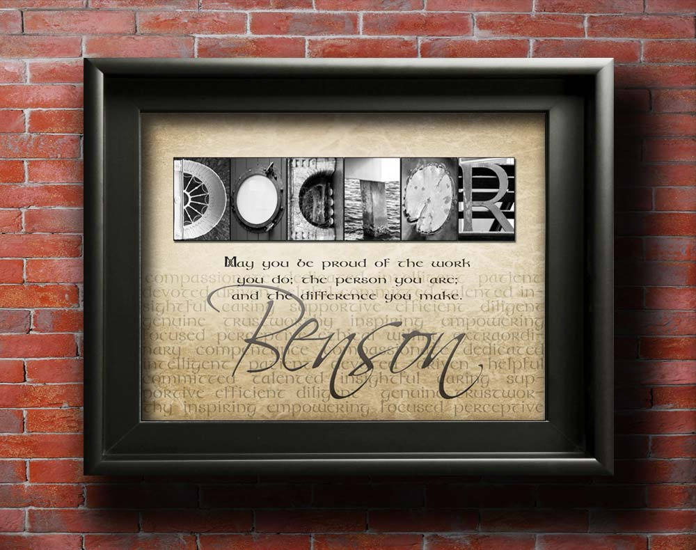 Personalized Gift for Doctor Printable