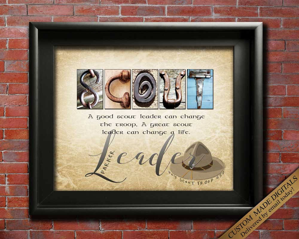 Scout Leader Gift Appreciation Printable