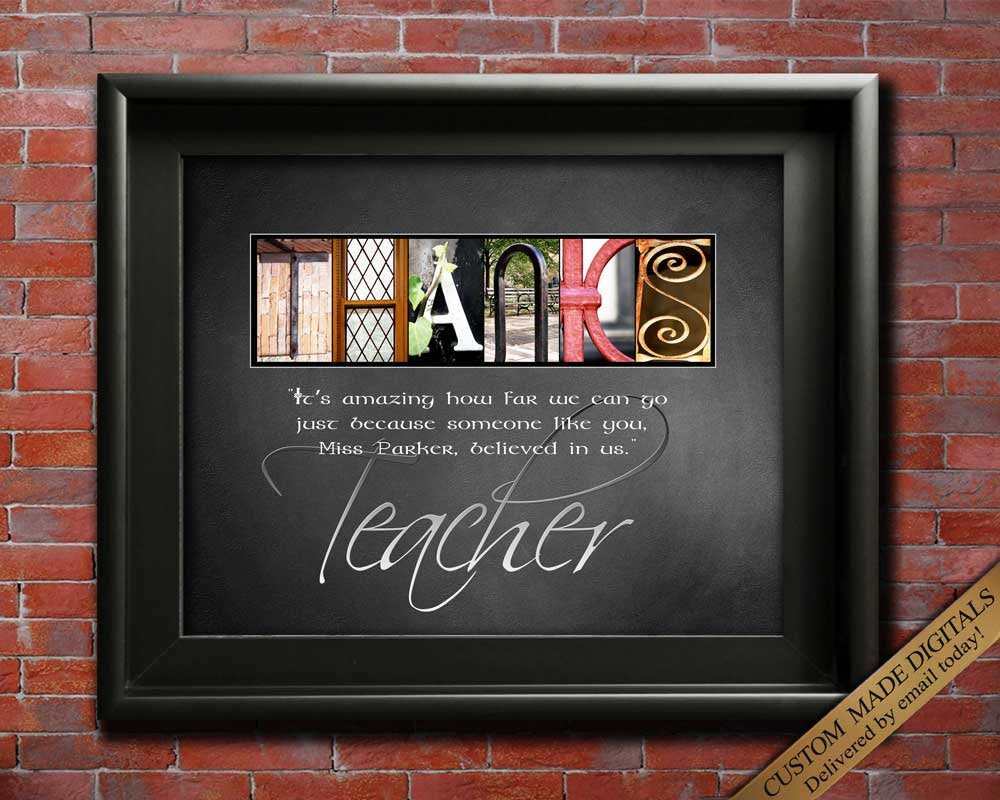 Personalized Thank You Gift For Teacher 