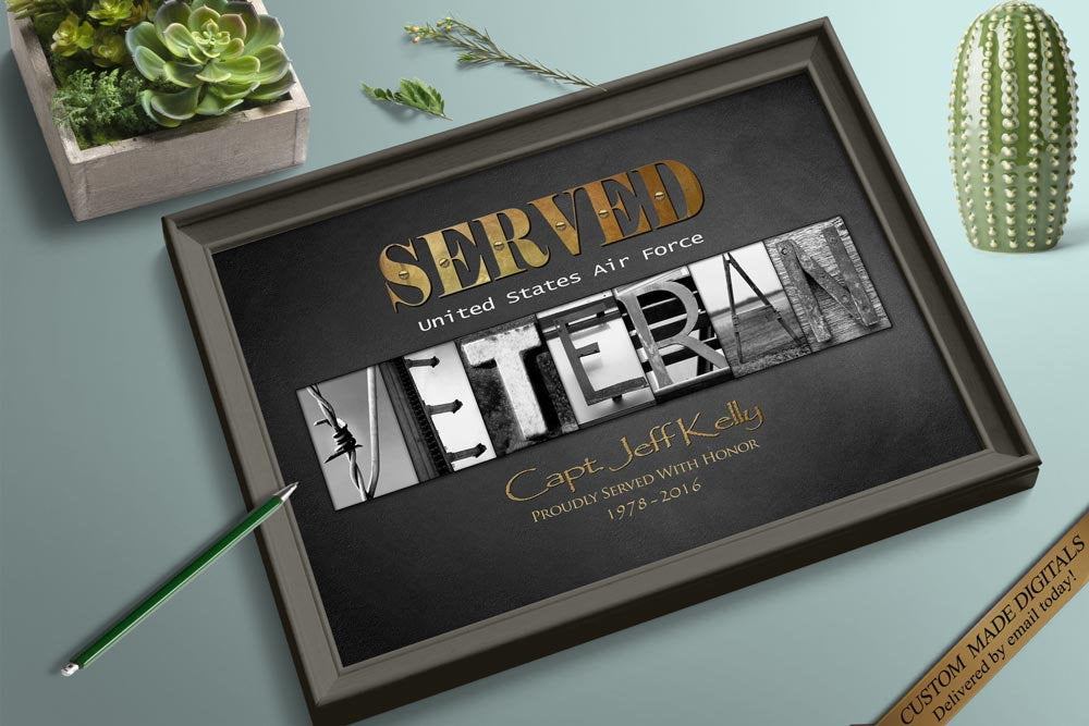 Military Gift for Veteran Printable