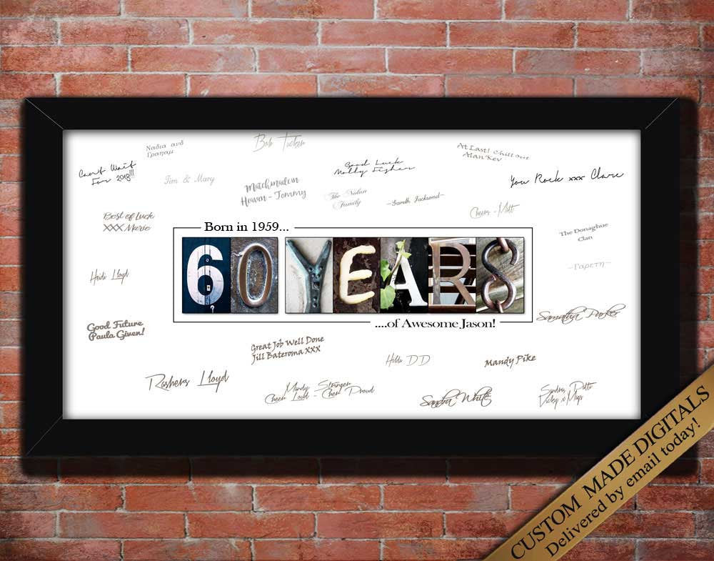 60 years Birthday Ideas