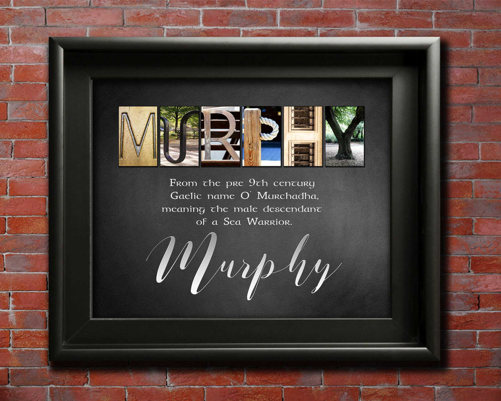 Murphy Surname Origin Name Gift