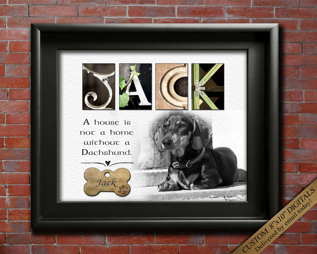 personalized dachshund dog gift