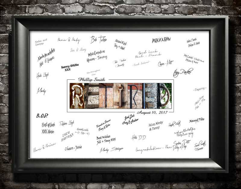 Retirement Signing Frame Retirement Signature Gift, Leaving Gift Retirement Signing Gift, Retir ...