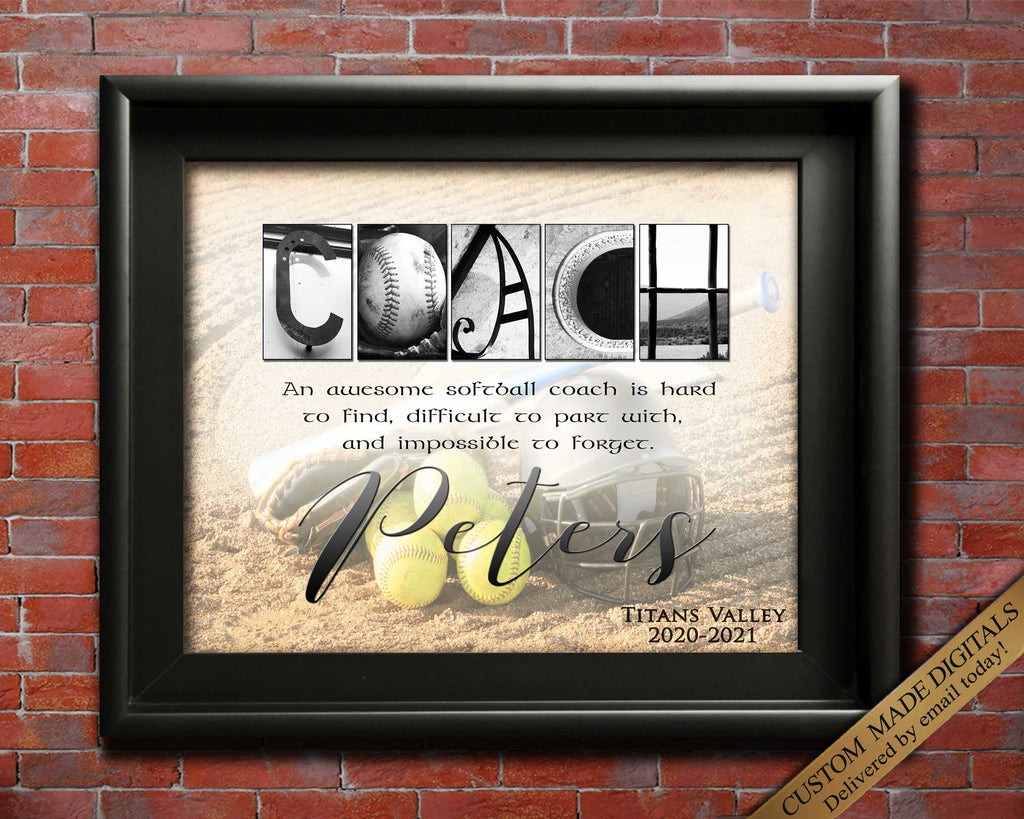 Softball Coach Gift