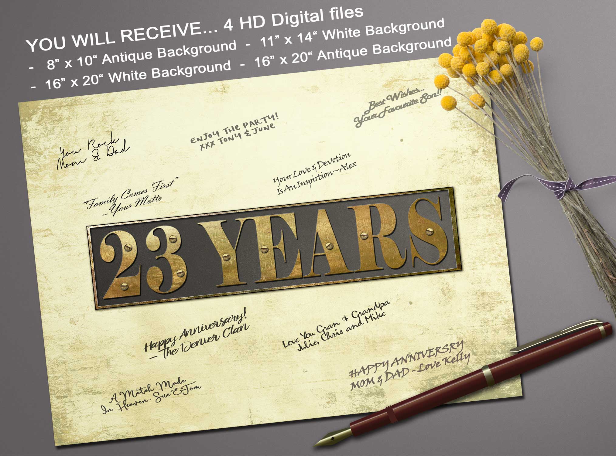 23rd Small Rd Letters 23 Years Gift Ideas For 23rd Birthday, 23rd Anniversary, 23 Year Work ...